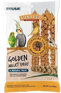 sunseed golden millet spray natural bird treat