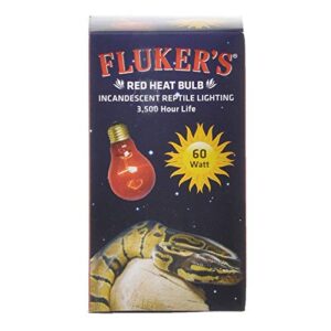 flukers red heat incandescent bulb