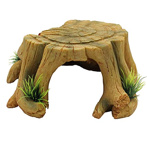 Turtle Basking Platform,Tortoise Resin Resting Reptile Habitat Ornament Aquarium Turtle Tank Decorations Reptile Hide Floating Ledge Resting Terrace for Turtles,Bearded Dragons,Lizard,Newts (Shape 2)