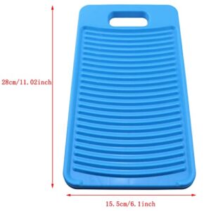 ZYAMY Antiskid Mini Washboard Plastic Washing Board Household for Kids Shirts Clean Laundry Lime Washboard for Laundry, Blue