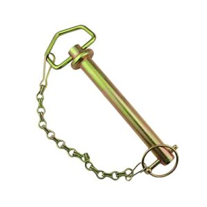 nrc&xrc hitch pin with chain accessories for tractors, 3/4 by 6-1/4-inch