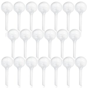 OJYUDD 20 Pcs Plant Watering Bulbs,Clear Automatic Watering Globes,Plastic Watering Balls for Plant Indoor Outdoor,Garden Water Device