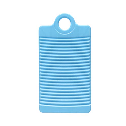 Cabilock Old School Washing Board Portable Non Washboard Plastic Hand Washing Board Underwear Washboard Mini Laundry Wash Board Clothes Washing Tool for Home Household (Blue) Manual Clothes Washer