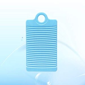 Cabilock Old School Washing Board Portable Non Washboard Plastic Hand Washing Board Underwear Washboard Mini Laundry Wash Board Clothes Washing Tool for Home Household (Blue) Manual Clothes Washer