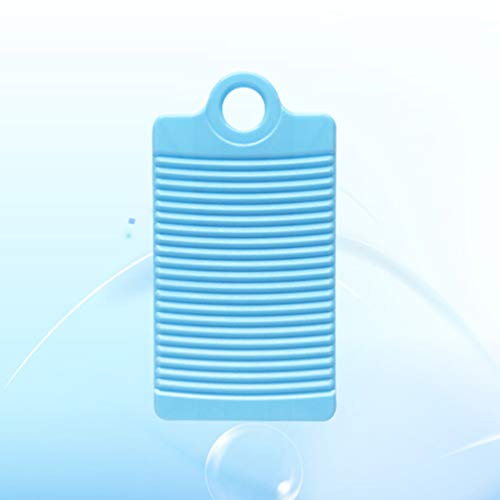 Cabilock Old School Washing Board Portable Non Washboard Plastic Hand Washing Board Underwear Washboard Mini Laundry Wash Board Clothes Washing Tool for Home Household (Blue) Manual Clothes Washer