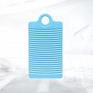 Cabilock Old School Washing Board Portable Non Washboard Plastic Hand Washing Board Underwear Washboard Mini Laundry Wash Board Clothes Washing Tool for Home Household (Blue) Manual Clothes Washer