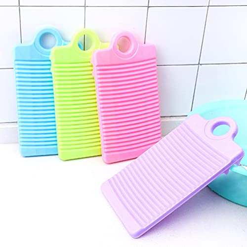 Cabilock Old School Washing Board Portable Non Washboard Plastic Hand Washing Board Underwear Washboard Mini Laundry Wash Board Clothes Washing Tool for Home Household (Blue) Manual Clothes Washer