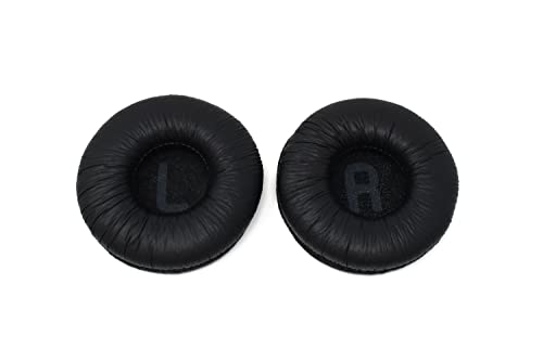 Zotech Leather Replacement Ear Pads Memory Foam Pads for Sony MDR-ZX110/MDR-ZX330BT/V150/WH-CH500; JBL Tune 600bt/T500BT/T450BT (Black)