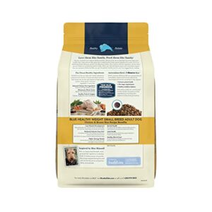 Blue Buffalo Life Protection Formula Natural Adult Small Breed Healthy Weight Dry Dog Food, Chicken and Brown Rice 5-lb Trial Size Bag