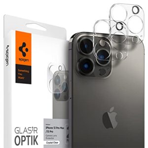 spigen camera lens screen protector [glastr optik] designed for iphone 13 pro max (2021) / iphone 13 pro (2021) - clear [2 pack]…