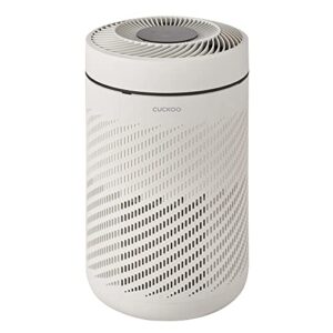 cuckoo air purifier with h13 true hepa filter & air quality indicator, for large rooms up to 1,108 sq. ft., cleaner odor eliminators, ozone free, remove 99.97% dust smoke mold pollen, cac-ab0610fi