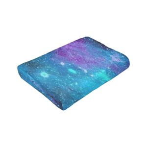 Purple Galaxy Blanket Super Soft and Warm Flannel Star Throw Blankets for Couch Sofa Galaxy Gifts for Kids Adults Men Women