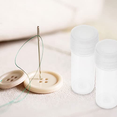 50Pcs Sewing Needles Storage Tube Transparent Plastic Needle Storage Container Embroidery Sewing Needle Case Toothpick Holder for DIY Craft Needlework Tool