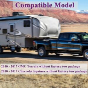 Oyviny Custom 4 Pin 56094 Trailer Wiring Harness for 2010-2017 GMC Terrain/Chevrolet Equinox, Terrain Trailer Hitch Wiring Kit