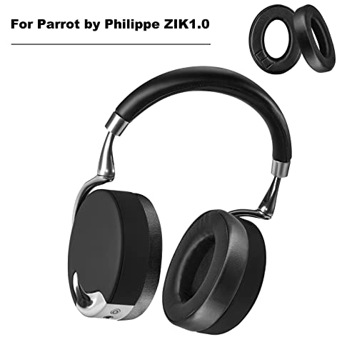 Ear Cushions for Parrot by Philippe ZIK 1.0 Headphone-Replacement Earpad Cover, Ear Cushion Pads (Black)