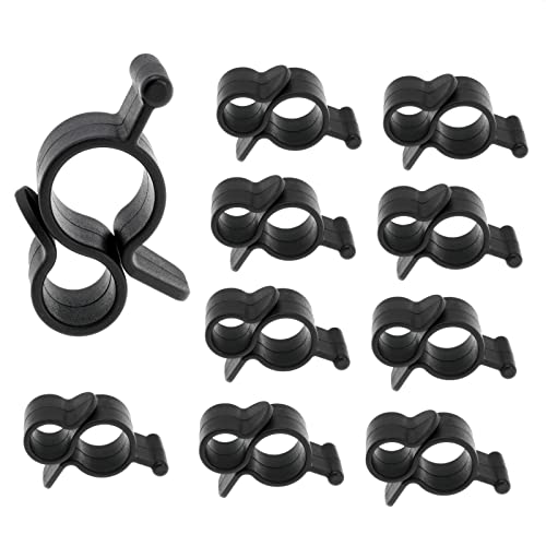 TUELETFU Awning Clip RV Awning Hooks for RV Camper Travel Trailer Rope Lights Roller Bar Channel 10pcs