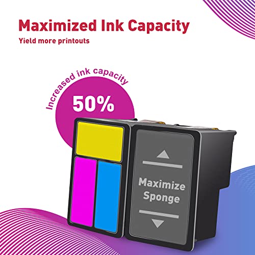 HOTCOLOR Printer Ink 275 276 XL Replacement for Canon 275 and 276 Ink Cartridges XL PG-275XL/CL-276XL for Canon PIXMA TS3522 TS3520 TR4720 (1+1, 2 Pack)