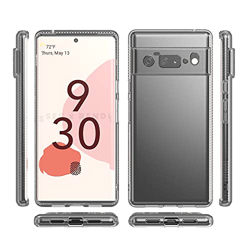 HAII Clear Case for Google Pixel 6, Slim Thin Flexible TPU Shock-Absorbing Soft Crystal Clear Lightweight Shockproof Protective Case Cover for Google Pixel 6 (Clear)