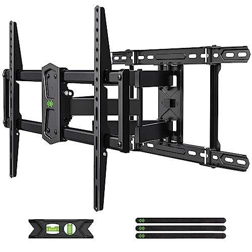 USX MOUNT Full Motion TV Wall Mount 42"-84" TVS, Fits 16" 18" or 24" Studs, Heavy Duty TV Mounts Bracket with Dual Articulating Arms Tilt Swivel Extension Max VESA 600x400mm, Weight Capacity 110lbs