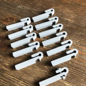 12 x Shelf Clips for Detolf Display Shelf Add or Change Shelf Height ~ US Ship~ Made in The USA