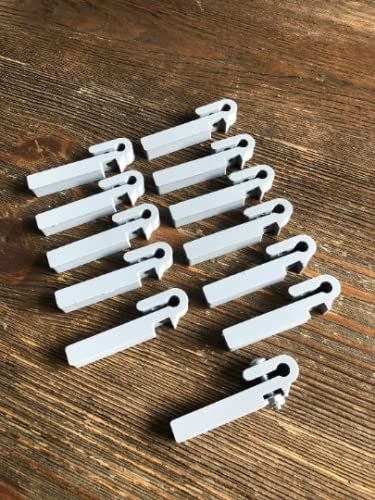 12 x Shelf Clips for Detolf Display Shelf Add or Change Shelf Height ~ US Ship~ Made in The USA