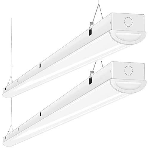 TychoLite 110W LED Shop Lights 8FT Linear Strip Light, 12000LM, 5000K LED Light Fixtures for Garage Warehouse Supermarket, 8 Foot LED Commercial Ceiling Lighting, Fluorescent Replacement, 2 Pack