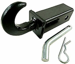 vct 2" receiver mount tow hook with pin 10;000lb trailer rv trucks boats towing