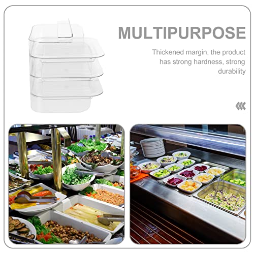 IMIKEYA Cupcake Holder Serving Trays: Kitchen Preparation Trays Stackable Food Prep Rack Organizer with Pull Out Drawers 3 Tier Meal Prep Containers White Cupcake Stand