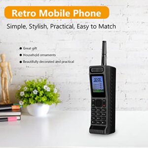 ASHATA Retro Vintage Brick Mobile Phone Four Card Four Standby Quad Band 32GB Bluetooth Classic Retro Cell Phone Support Bluetooth Dialing, Power Bank, MP3, Radio and Other Fuctions(Black)