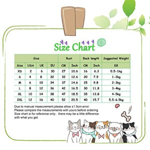 Coats for Dogs Winter Clothes Pet Dog Jacket Puppy Warm Sweaters Pet Clothes Cartoon Fruit Embroidery Pattern Keep Warmth Good Elasticity Pet Dogs Sweater Clothes for Winter - Red S