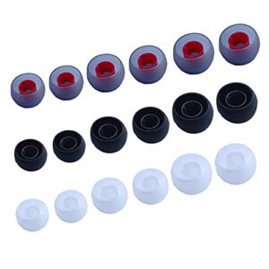 gshllo 36 pcs silicone earbuds covers caps ear tips eartips replacement earpads for ear headphones