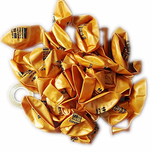 30 Pack 12" GOLD Fun Office Leaver Going Away Balloons Colleague/Coworker Last Day Office Party Balloon Decorations for Farewell Party Going Away Goodbye Party Office Work Party Graduation Decorations