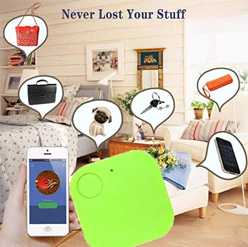 Onamicit Key Finder,4 Pack Smart Bluetooth Tracker, Item Locator GPS Tracking Device APP Control Compatible iOS Android for Keys, Wallets,Pets, Remotes,Phone,Luggage Children and Anything