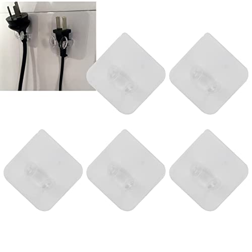 CHICIRIS Self Adhesive Hooks, 5pcs Waterproof Strong Viscosity Shower Holder for Phone for Kitchen for Towel for Plug for Bathroom