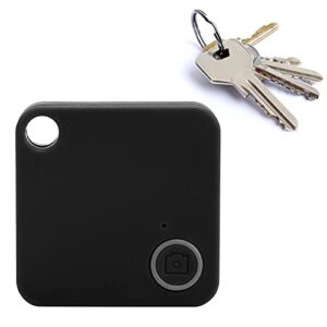 Bluetooth 4.0 Wallet Tracker, Keys Finder Waterproof Anti‑Theft Alarm Item Locator 10 Meters Distance Luggage Tags Easily Find All Your Things for Bags Keys Electronic Devices(Black)