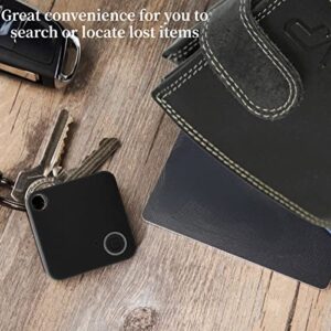 Bluetooth 4.0 Wallet Tracker, Keys Finder Waterproof Anti‑Theft Alarm Item Locator 10 Meters Distance Luggage Tags Easily Find All Your Things for Bags Keys Electronic Devices(Black)
