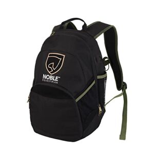 dover saddlery noble equestrian horseplay backpack, one size, black/loden