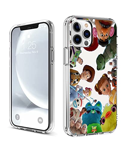 Funny Designed for iPhone 13 Pro Max Case for Men/Women/Girl/Boy, Clear Soft TPU Case with 4 Corners Shockproof Protection (Cute-Funny-Toy-Story)