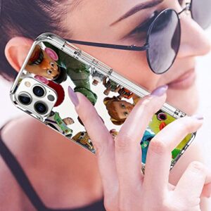 Funny Designed for iPhone 13 Pro Max Case for Men/Women/Girl/Boy, Clear Soft TPU Case with 4 Corners Shockproof Protection (Cute-Funny-Toy-Story)
