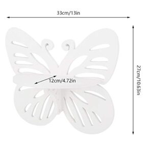 Butterfly Home Decorations Mounted Butterflies Wall Shelves Wall Shelfs Butterfly Bathroom Decor Household Decor Unique Shelves,Butterfly Shape Storage Rack Wall Shelf Rural Style Home Decoration