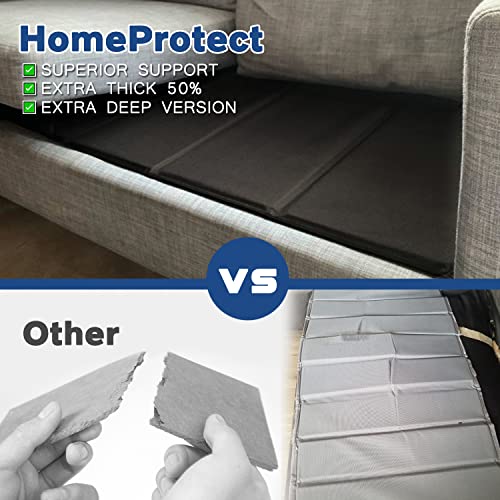 HomeProtect Couch Supports for Sagging Cushions 20"x67" Sofa Cushion Support Board Cushion Support Insert Under Couch Seat Saver Replacement Fix Sagging Cushions - 50% Thicker