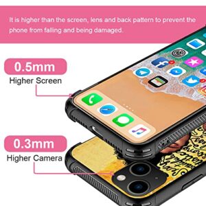 Goodsprout iPhone 13 Pro Max Case, Butterfly Sexy Black Girl Cases, Tempered Glass Back+Soft Silicone TPU Shock Protective Case for Apple Max(6.7 inch)