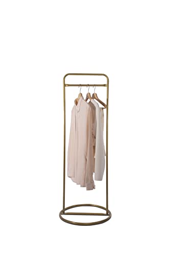 VEGAINDOOR Clothing Racks For Hanging Clothes,Garment Rack,Metal Strong Heavy Duty Hanging Clothes Rack for Small Spaces and Rooms,Metal Clothes Rail,Portable Clothes Rack,Gold