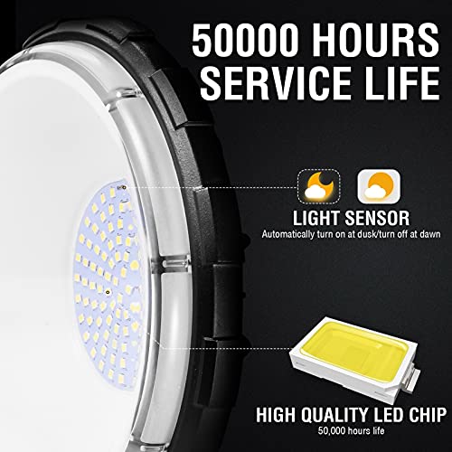 LED Barn Light 100W - 10000LM Dusk to Dawn Outdoor Lighting - 5000K Daylight - IP65 Waterproof Area Street Light with Photocell for Farmhouse Barns Garage Yard Warehouse Outdoor Security Lighting