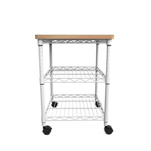 Safco Products Deskside Wire Machine Stand, Holds up to 200 lbs. White