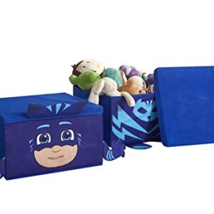 Idea Nuova PJ Mask Catboy Figural 2 Piece Stackable Toy Storage Box Set