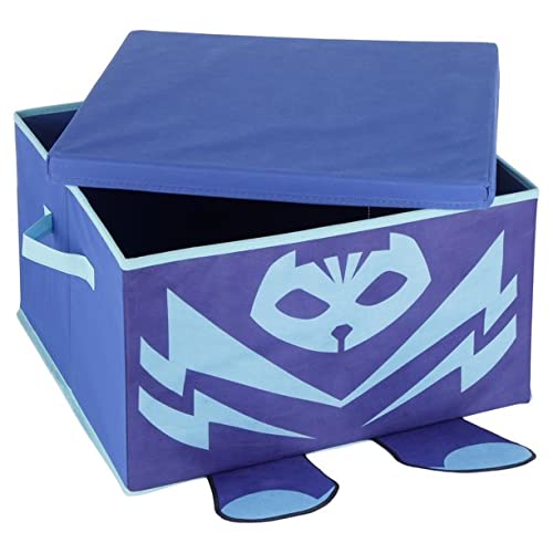 Idea Nuova PJ Mask Catboy Figural 2 Piece Stackable Toy Storage Box Set