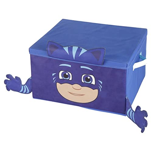 Idea Nuova PJ Mask Catboy Figural 2 Piece Stackable Toy Storage Box Set
