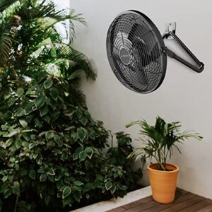 AC Infinity CLOUDLIFT S14, Industrial Wall Fan with Wireless Speed Controller, 14" High Velocity Shop Fan Floor Stand or Wall Mount, for Gyms, Garages, Greenhouses, and Warehouses