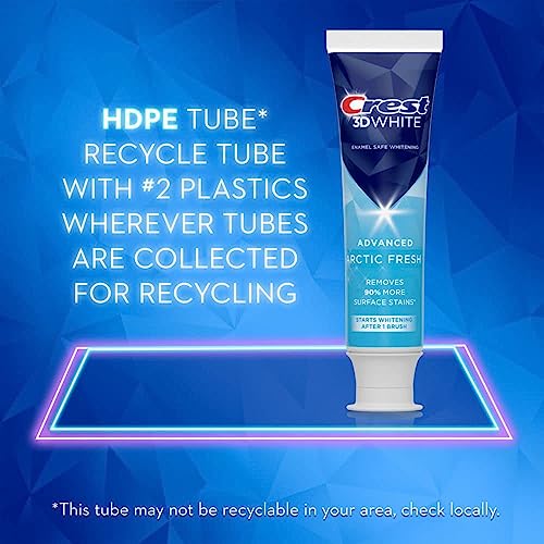 Crest 3D White Arctic Fresh Teeth Whitening Toothpaste, 2.7 oz